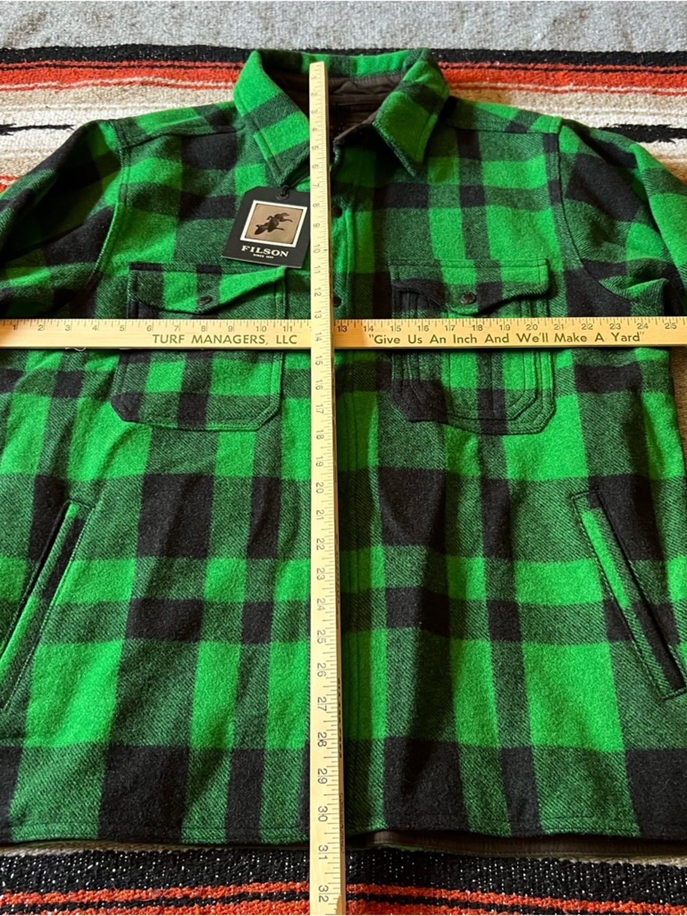 Filson "Acid Plaid" Mackinaw Wool Jac Shirt | Rare Limited Edition - Picture 8 of 16